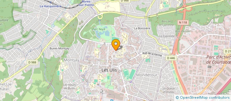 localisation de l'entreprise MADAME LORENE PLAT  LES ULIS