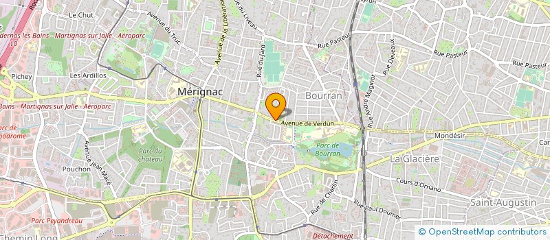 localisation de l'entreprise MADAME LORENE ROUGNY  MERIGNAC