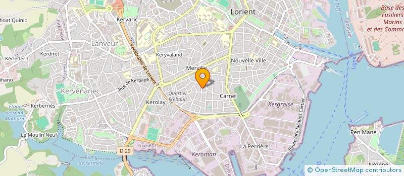 localisation de l'entreprise MADAME LORENE ROULEAU à LORIENT
