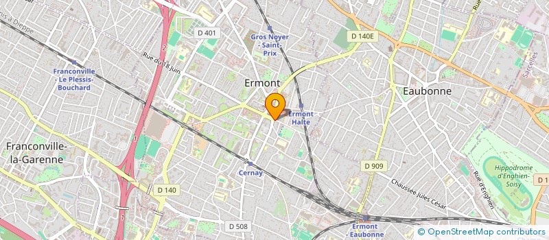 localisation de l'entreprise MADAME LORENE THELOT  ERMONT