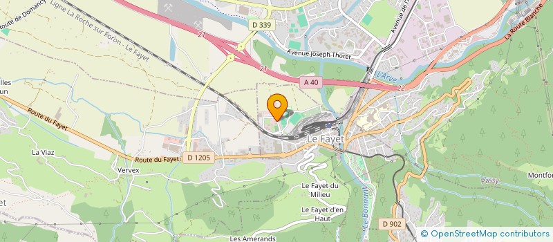 localisation de l'entreprise MADAME LORENE VANNUCHI  SAINT-GERVAIS-LES-BAINS