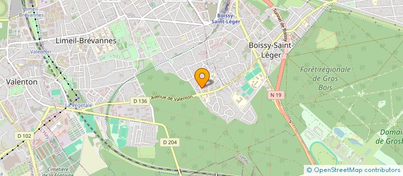 localisation de l'entreprise MADAME LORENZA BEAUJEAN  LIMEIL-BREVANNES