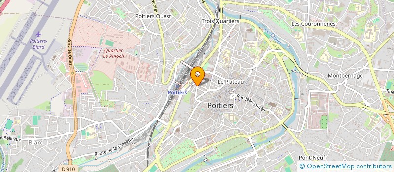 localisation de l'entreprise MADAME LORENZA BROTTIER  POITIERS