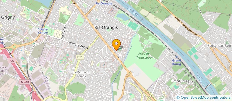 localisation de l'entreprise MADAME LORENZA RATSIMA à EVRY-COURCOURONNES
