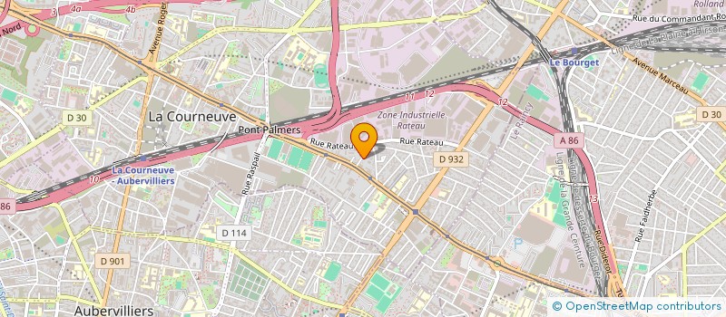 localisation de l'entreprise MADAME LORETA FRAIOLI à LA COURNEUVE