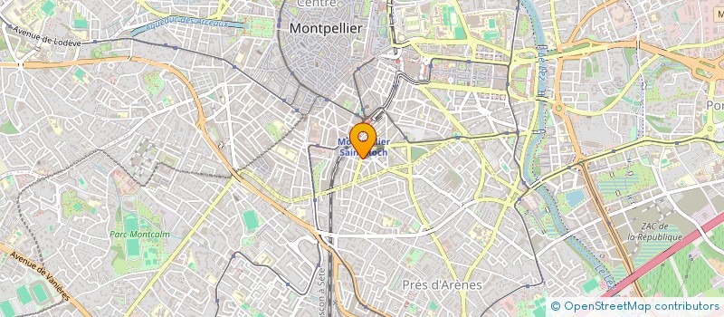 localisation de l'entreprise MADAME LORETTA CASI  MONTPELLIER