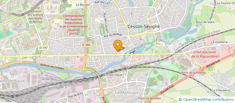 localisation de l'entreprise MADAME LORETTA MACERI  CESSON-SEVIGNE