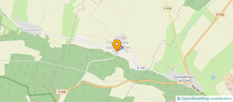 localisation de l'entreprise MADAME LORETTA PROD'HON à FREMEREVILLE-SOUS-LES-COTES