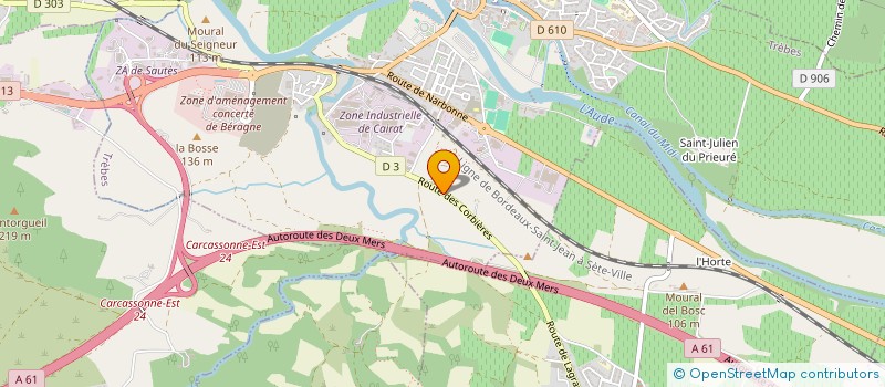 localisation de l'entreprise MADAME LORETTE ALBERTI  TREBES