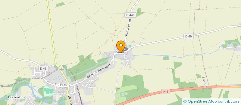 localisation de l'entreprise MADAME LORETTE DRUART à ESTERNAY