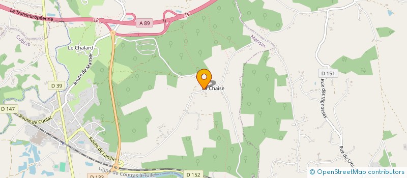 localisation de l'entreprise MADAME LORETTE FERREN  MANSAC