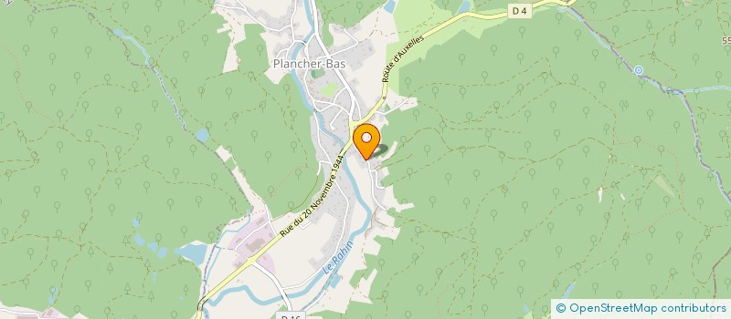 localisation de l'entreprise MADAME LORETTE HERRMANN  PLANCHER-BAS