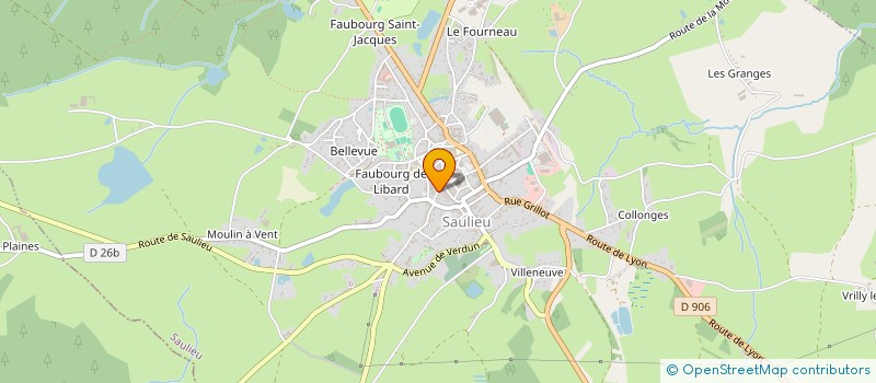 localisation de l'entreprise MADAME LORETTE IUNG  SAULIEU