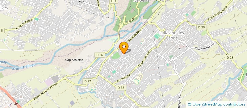 localisation de l'entreprise MADAME LORETTE JOUVIN  SAINT-PIERRE