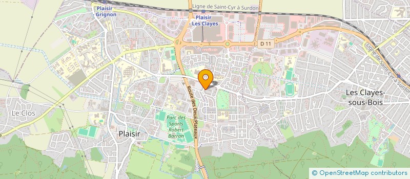 localisation de l'entreprise MADAME LORETTE PRAT  PLAISIR