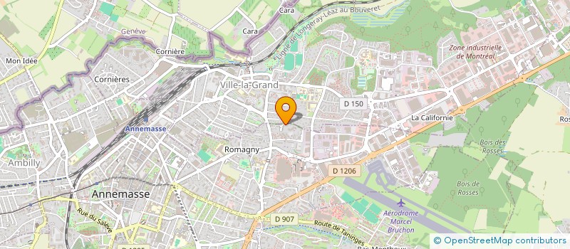 localisation de l'entreprise MADAME LORETTE SOULA  ANNEMASSE