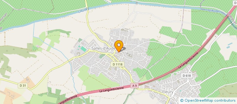 localisation de l'entreprise MADAME LORETTE VINAYSSE  SALLES-D'AUDE