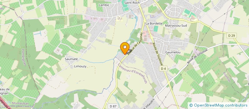 localisation de l'entreprise MADAME LORI THOMAS  FRONTON