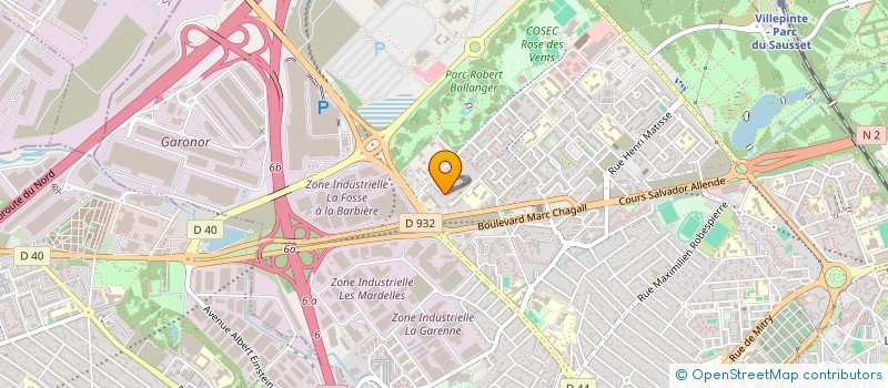 localisation de l'entreprise MADAME LORIANE ALILOUCHE  AULNAY-SOUS-BOIS