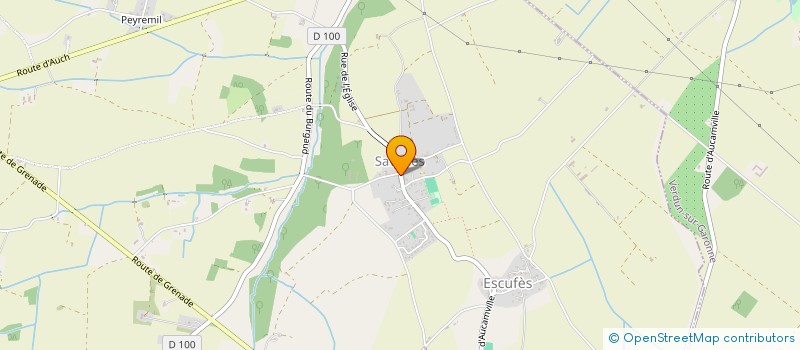 localisation de l'entreprise MADAME LORIANE AVEILLE  SAVENES