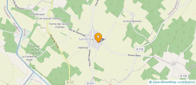 localisation de l'entreprise MADAME LORIANE BEHIN-BAUDIN  LA VALLEE