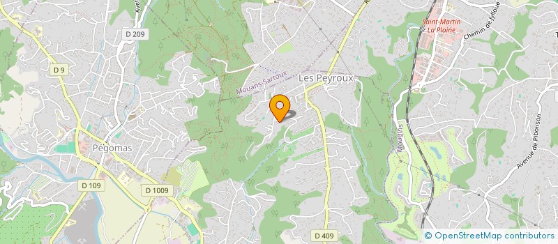 localisation de l'entreprise MADAME LORIANE BRISVILLE  LA ROQUETTE-SUR-SIAGNE
