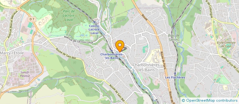 localisation de l'entreprise MADAME LORIANE DI PASQUALE  LA TOUR-DE-SALVAGNY