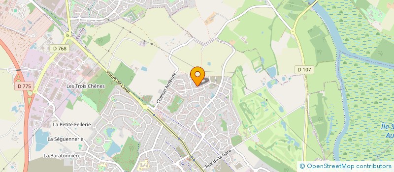 localisation de l'entreprise MADAME LORIANE GOURVENNEC  AVRILLE