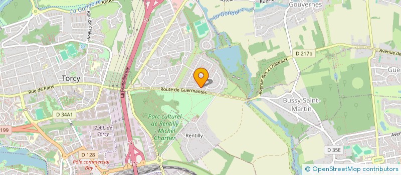 localisation de l'entreprise MADAME LORIANE LEARY  VAIRES-SUR-MARNE