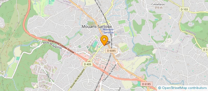localisation de l'entreprise MADAME LORIANE LUZIETTI à MOUGINS