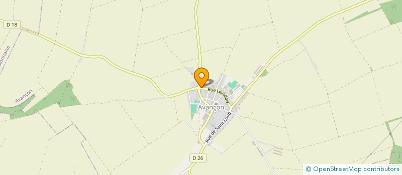 localisation de l'entreprise MADAME LORIANE MANNARINO  AVANCON