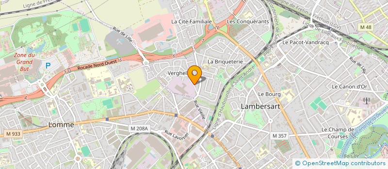 localisation de l'entreprise MADAME LORIANE MASSART  LILLE