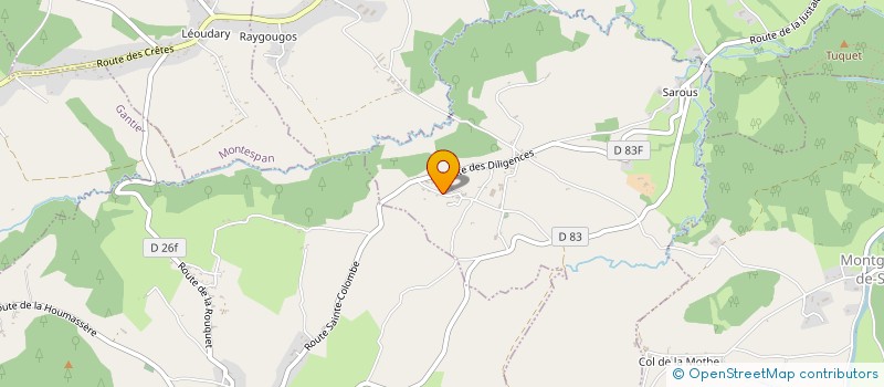 localisation de l'entreprise MADAME LORIANE PIEL  CASTELBIAGUE