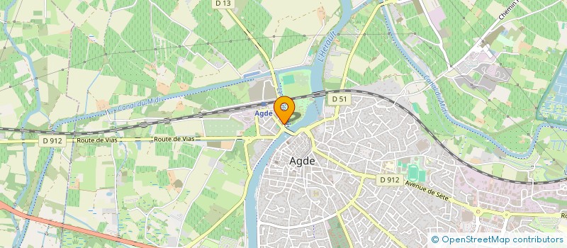 localisation de l'entreprise MADAME LORIANE SANCHEZ  AGDE