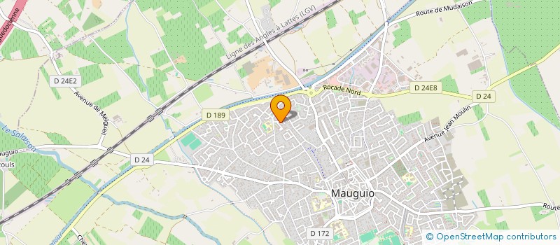 localisation de l'entreprise MADAME LORIANE SIMEON  MAUGUIO