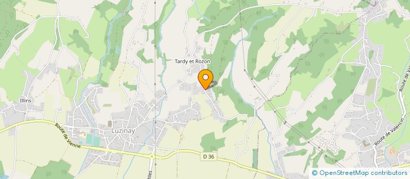 localisation de l'entreprise MADAME LORIANE STRADIOT  SAINT-SYMPHORIEN-SUR-COISE