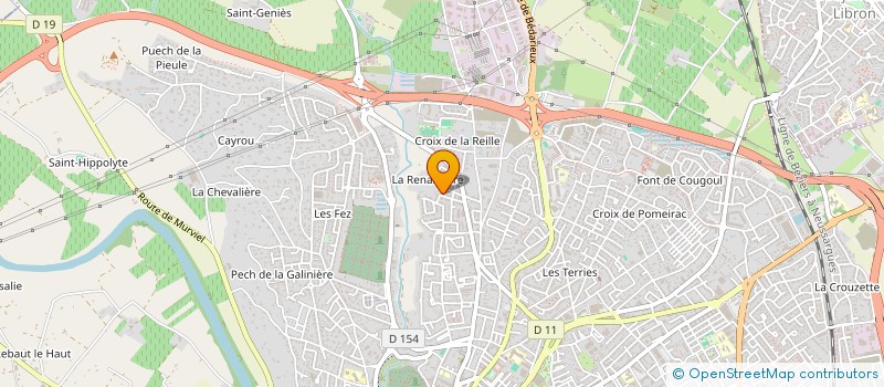 localisation de l'entreprise MADAME LORIANE VALERE à BEZIERS