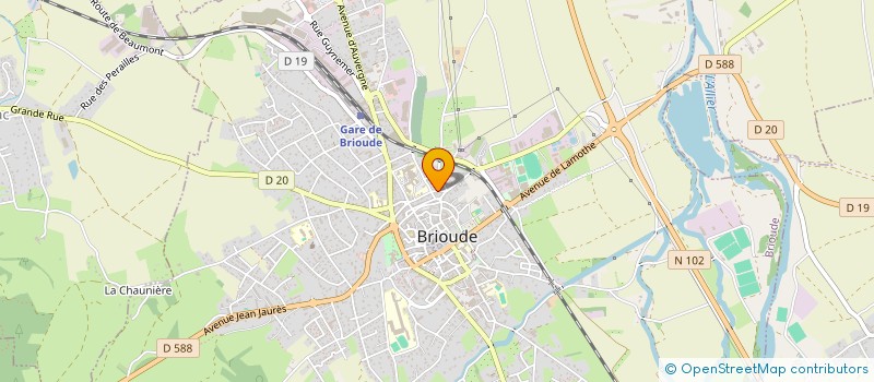 localisation de l'entreprise MADAME LORIE ALVES  BRIOUDE