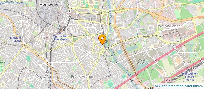 localisation de l'entreprise MADAME LORIE ARNAL à MONTPELLIER