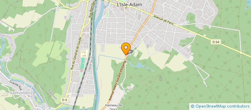 localisation de l'entreprise MADAME LORIE BARGHI  L'ISLE-ADAM