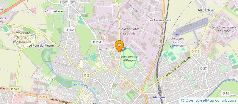 localisation de l'entreprise MADAME LORIE BEAUNAT à ALENCON