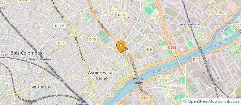 localisation de l'entreprise MADAME LORIE BIGNON à ASNIERES-SUR-SEINE