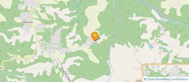 localisation de l'entreprise MADAME LORIE CARRIERE  SAINT-ANDRE-DE-SEIGNANX