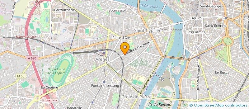 localisation de l'entreprise MADAME LORIE JOULIA  TOULOUSE