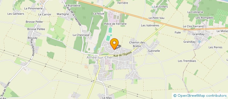 localisation de l'entreprise MADAME LORIE LOPIN  ATHEE-SUR-CHER