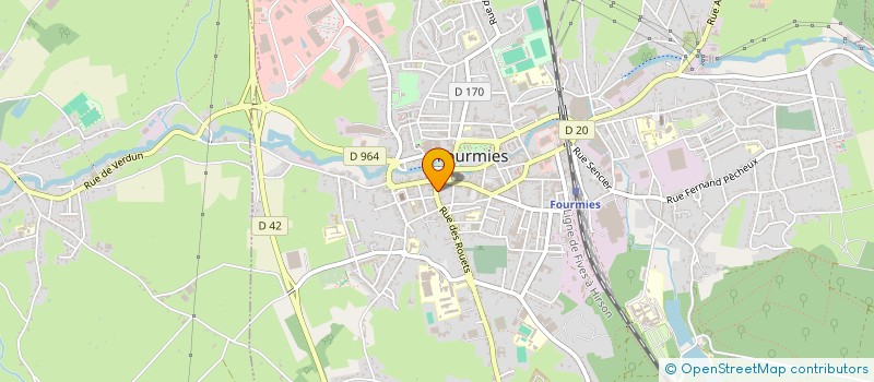 localisation de l'entreprise MADAME LORIE MARCORELLE  FOURMIES