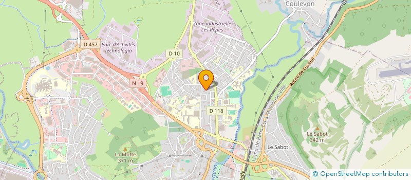 localisation de l'entreprise MADAME LORIE MARTIN  VESOUL