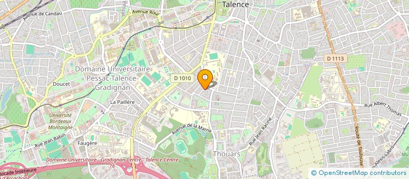 localisation de l'entreprise MADAME LORIE SUTTER  TALENCE