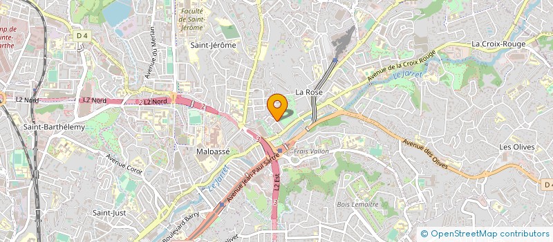 localisation de l'entreprise MADAME LORIN ARAS à MARSEILLE