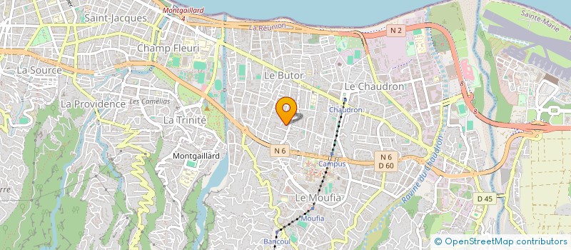 localisation de l'entreprise MADAME LORINA DE LARICHAUDY  SAINT-DENIS